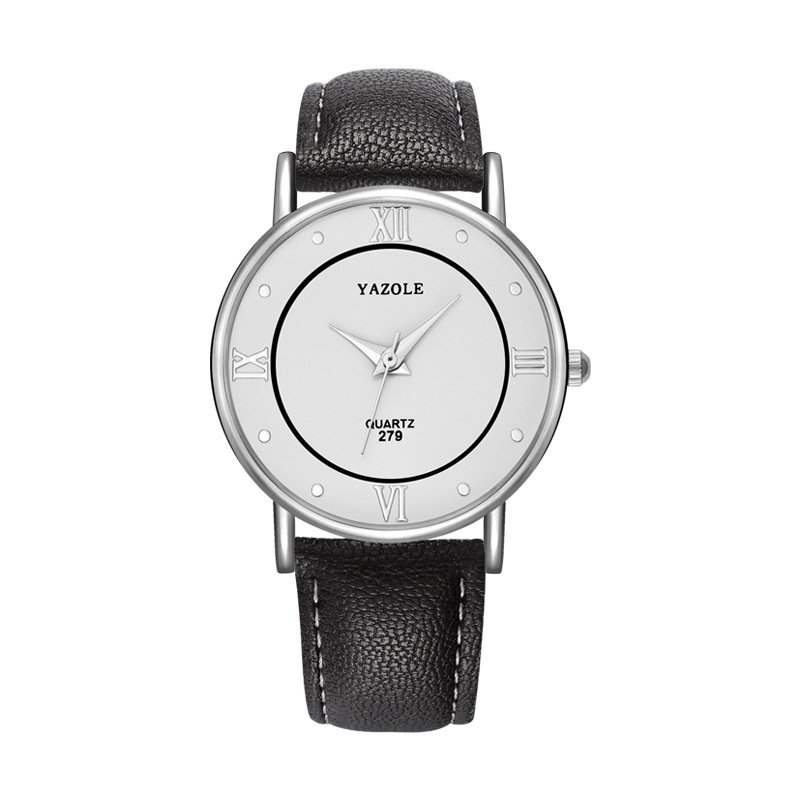 YAZOLE279时尚休闲石英男女腕表