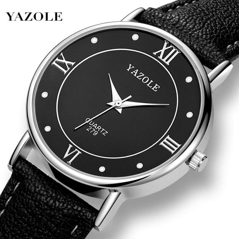 YAZOLE279时尚休闲石英男女腕表